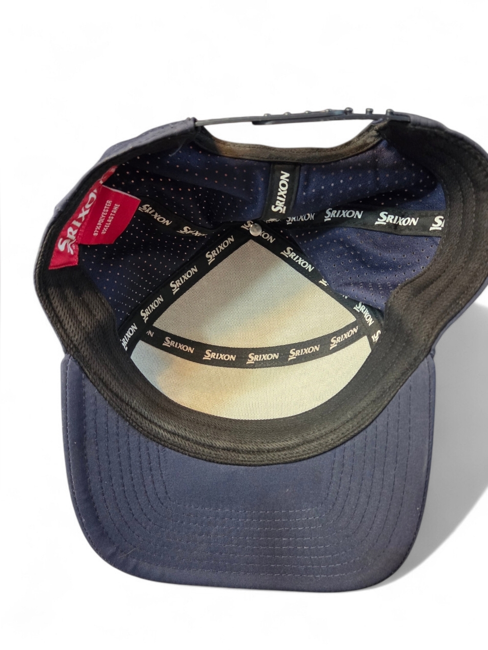 Srixon Men's Multicolor Wave Performance Cap - Navy & Orange - Picture 7 of 7